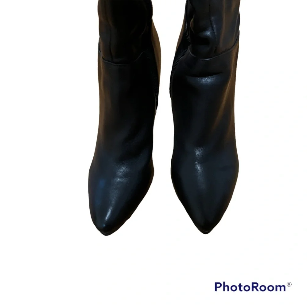 Belle Classical Series Black Knee High Boots Size 7